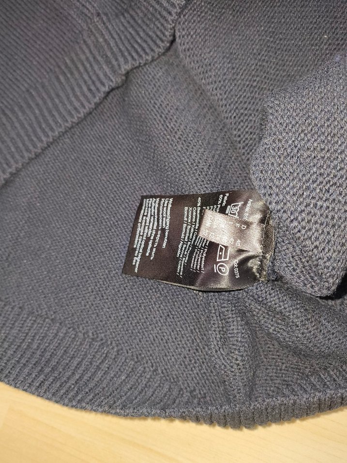 40 BEDEN TRİKO YELEK#triko#yelek#Düğmeli Lacivert  Triko Süveter - Görsel 4