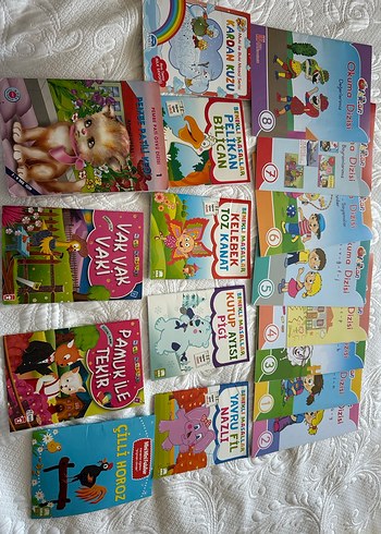 Çocuklar için Renkli Kitap Seti