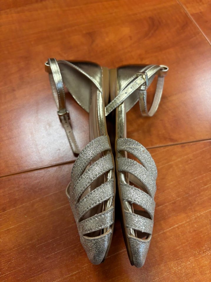 Kız çocuk gümüş babet - Görsel 2