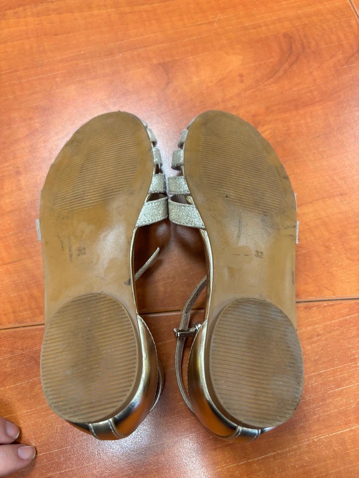 Kız çocuk gümüş babet - Görsel 5