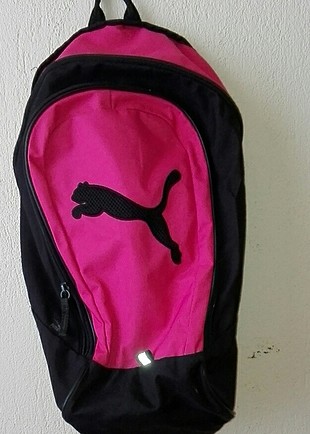 puma siyah fuşya sırt cantasi