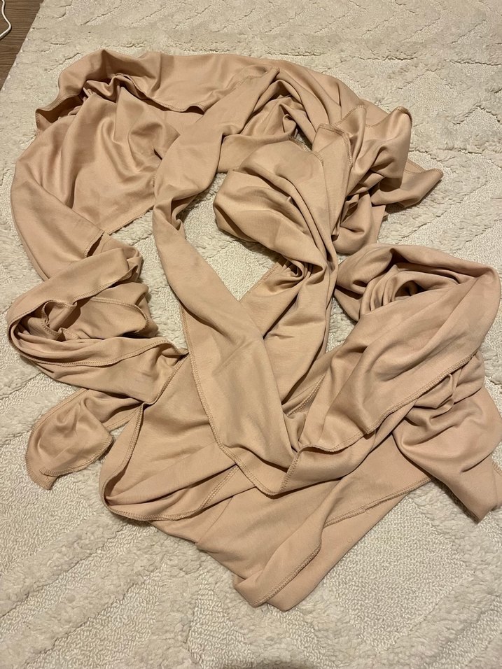 Bej Ergonomik Bebek Sling %100 Pamuk - Görsel 2