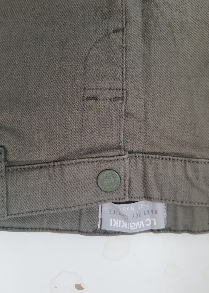 LC Waikiki erkek çocuk yeşil kot  - Görsel 3