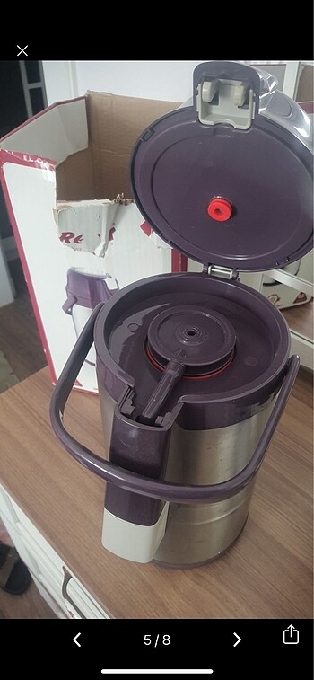 Beden mor Renk 3.5 litre çay termosu #çay #termos #çaytermosu #termos