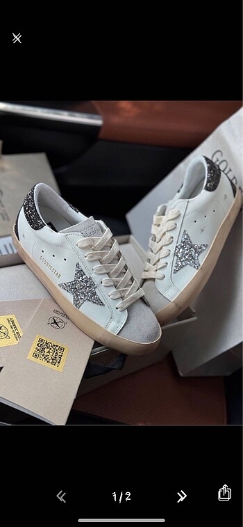 Golden Goose Gümüş renk