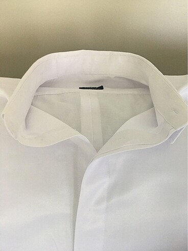 xl Beden Beyaz saten&pamuk oversize gömlek