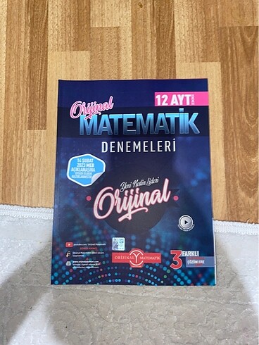 orijinal ayt mat 12li deneme