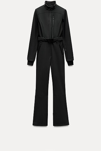 m Beden siyah Renk zara ski collection kayak tulumu