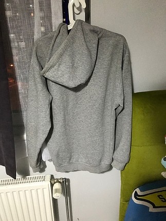 s Beden gri Renk H&M gri kapüşonlu sweatshirt