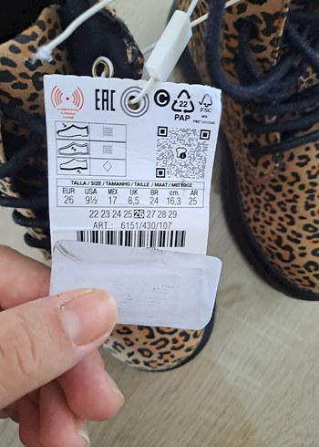 diğer Beden Zara Leopar Desenli Bot