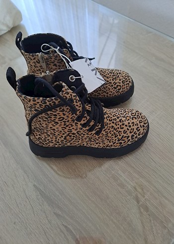 diğer Beden kahverengi Renk Zara Leopar Desenli Bot