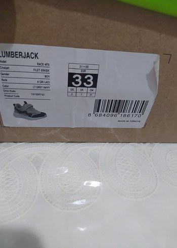 Gri Erkek Çocuk Spor Ayakkabı jumberjack - Görsel 2