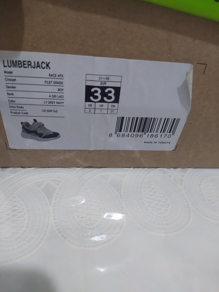 Gri Erkek Çocuk Spor Ayakkabı jumberjack - Görsel 2