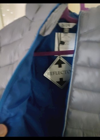 Erkek Çocuk Gri Fermuarlı Mont - Görsel 4