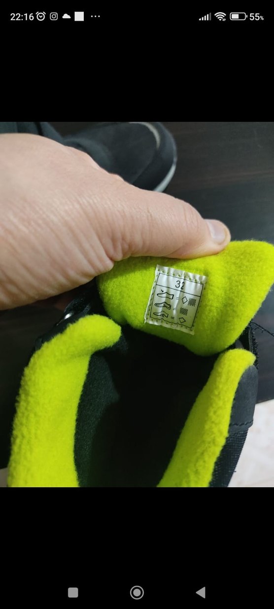 Gri Erkek Çocuk Cırt Cırtlı Bot çok kaliteli - Görsel 2