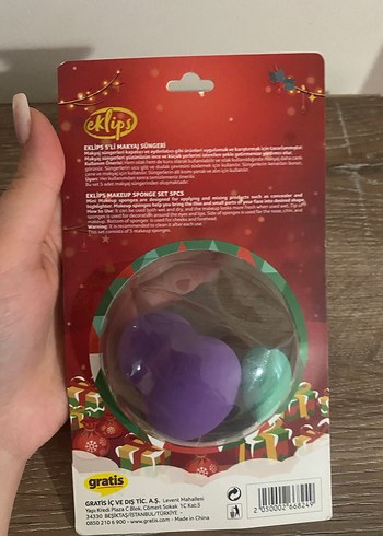 5'li Renkli Makyaj Süngeri Seti - Görsel 2