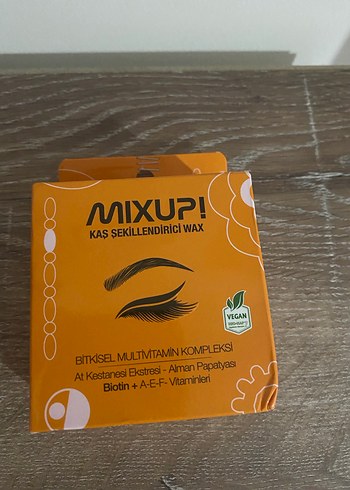 Mixup! Kahverengi Kaş Şekillendirici Wax - Görsel 2