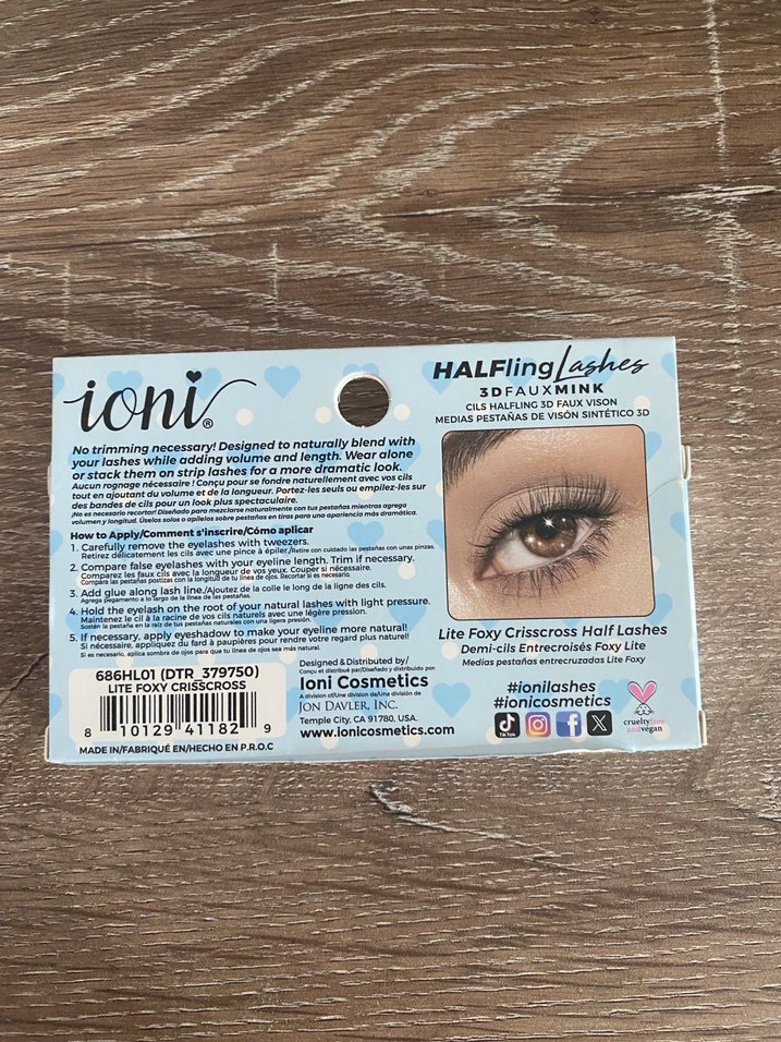 ioni Yarı Takma Kirpik - Hafif, Esnek Bantlı - Görsel 2