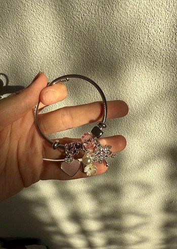 Accessorize Pembe Boncuklu Bohem Bileklik