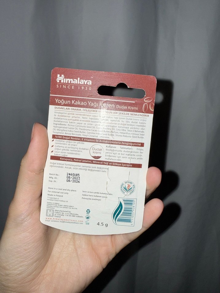 Himalaya Yoğun Kakao Yağı Dudak Kremi - Görsel 2