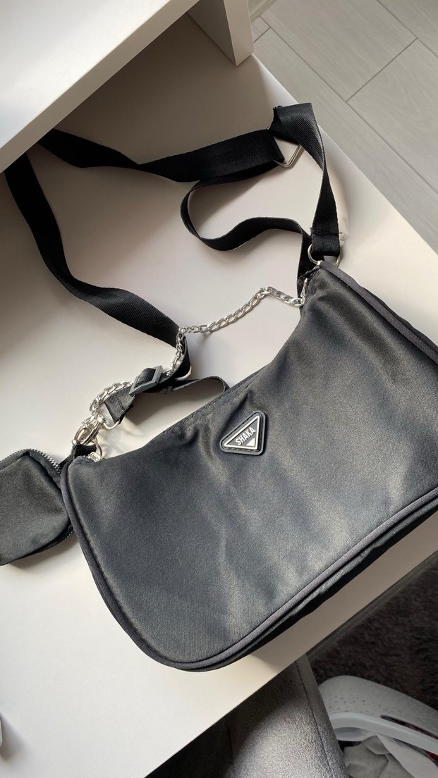 Zincir Detaylı Siyah Kadın Çanta - Görsel 4