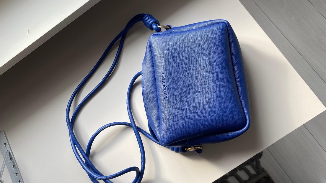 Kadın Lacivert Deri Çapraz Askılı Çanta - Görsel 3