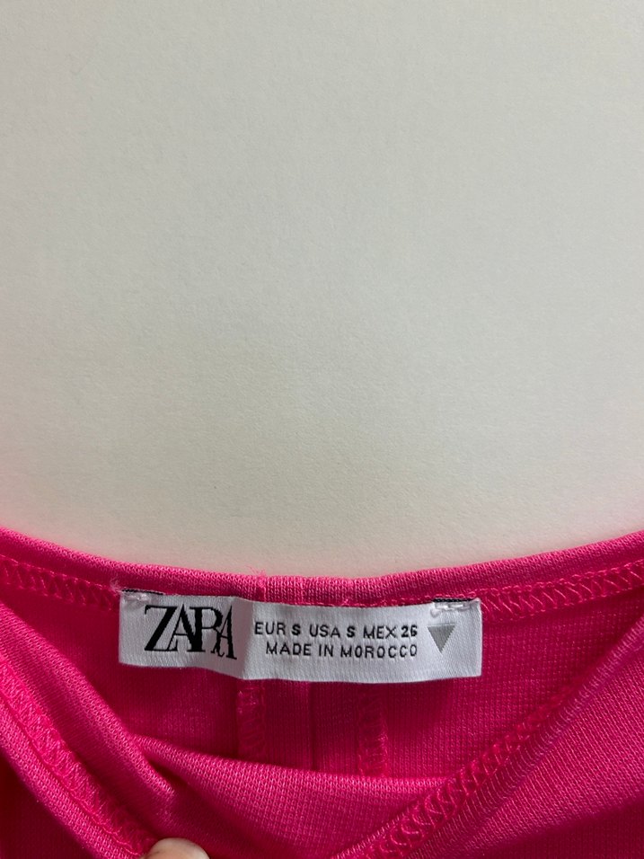 Pembe Midi Sade Kadın Elbise - Görsel 3