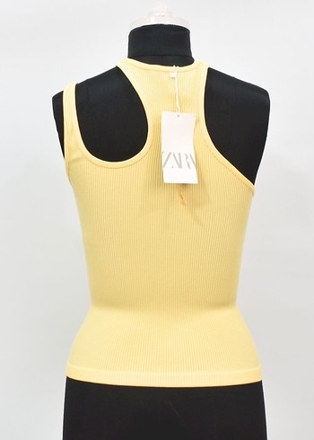 Sarı Kısa Kollu Kadın Atlet - Görsel 4