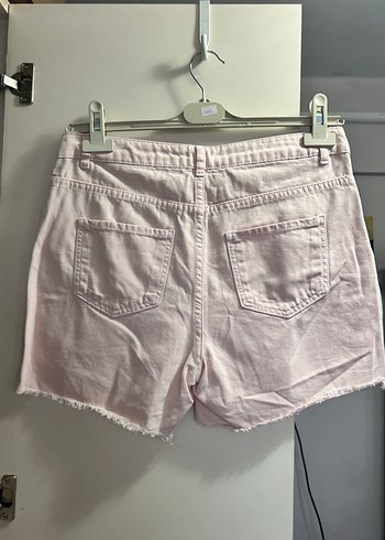 Pembe Mini Denim Şort - Görsel 2