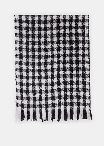 Gri Örgü Kadın Atkı - Görsel 2