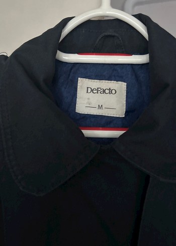 Kemerli Siyah Midi Trençkot - Görsel 5