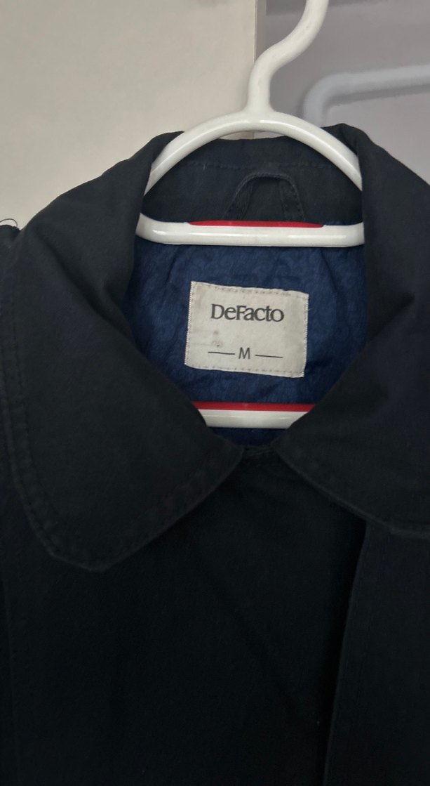 Kemerli Siyah Midi Trençkot - Görsel 5