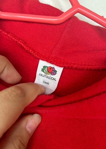 Zara Kırmızı Baskılı Kadın Sweatshirt