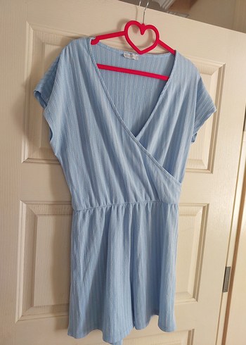 mavi kısa tulum - Görsel 2