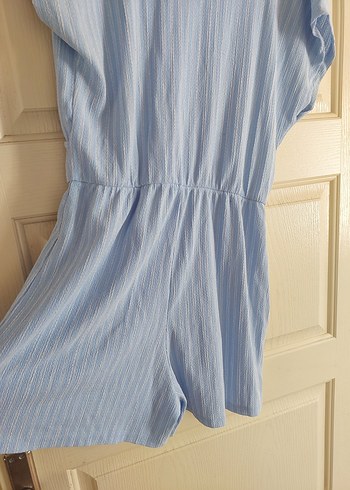 mavi kısa tulum - Görsel 6