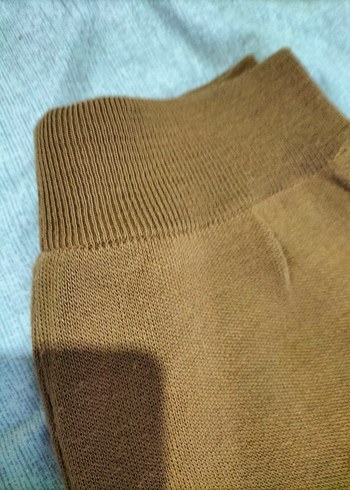 Kahverengi örgü kışlık pantolon - Görsel 5