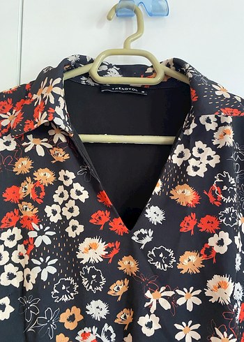 Çiçekli Kadın Elbise - Görsel 5