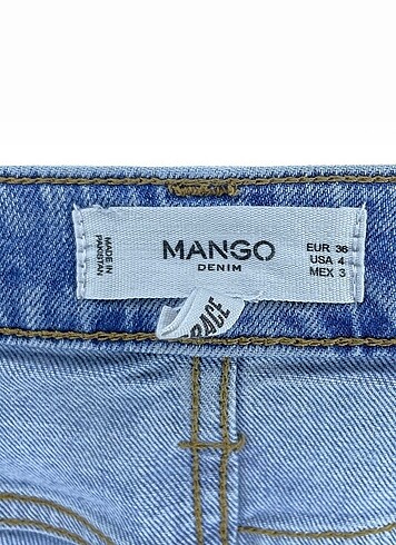 36 Beden mavi Renk Mango jean