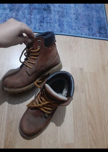 Kahverengi kadın Deri Botlar - Görsel 2