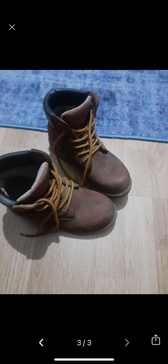 Kahverengi kadın Deri Botlar - Görsel 3