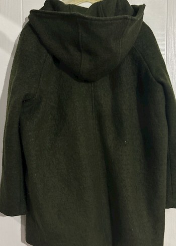 Koton marka.Haki Midi Boy Fermuarlı Kabanı - Görsel 5