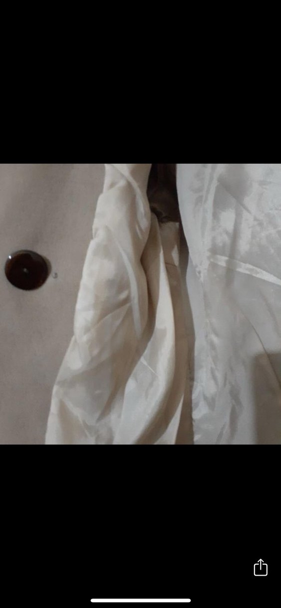 Düğmeli Bej Kaban - Görsel 5