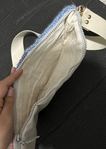 Pastel Renkli Kadın Kumaş Çanta. El yapımı - Görsel 3