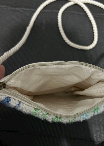 Kadın Çok Renkli Bağlamalı Çapraz Çanta. El yapımı - Görsel 2