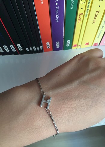 Sarı Zincir Detaylı Kadın El Zinciri - Görsel 3