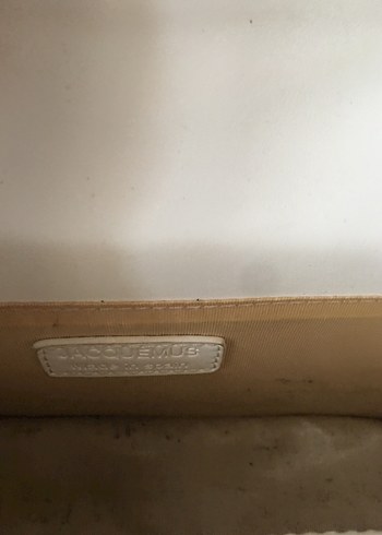 Beyaz Deri Bohem Kadın El Çantası - Görsel 6