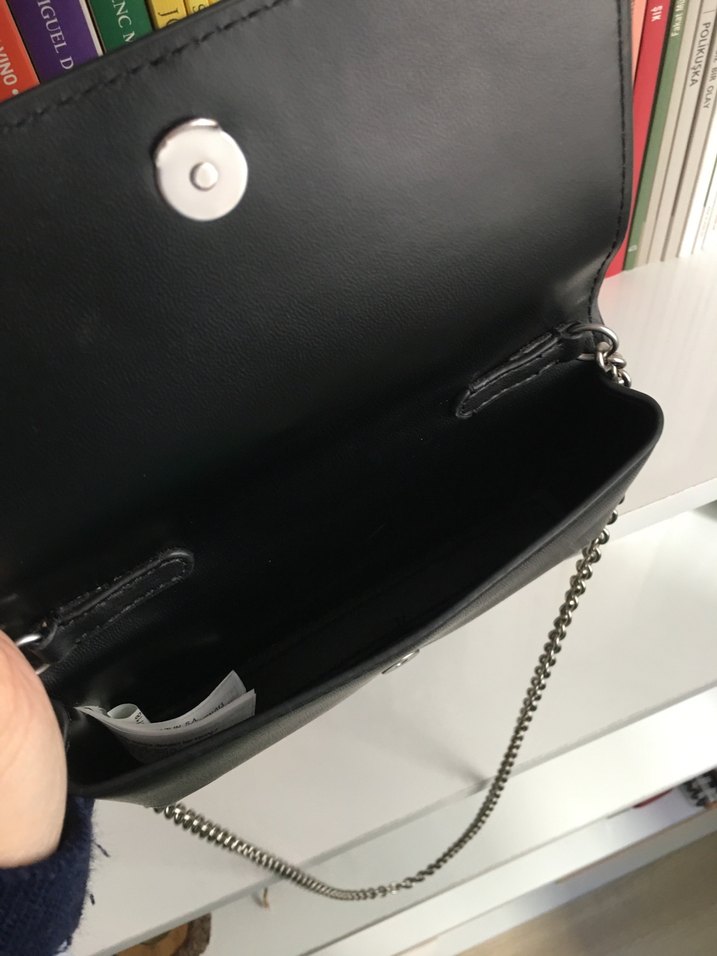 Siyah Deri Kadın Cüzdanı, Tokalı, Modern Klasik - Görsel 5