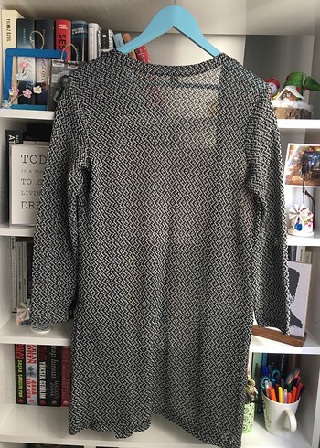 Gri Örgü Kadın Hırka - Görsel 4