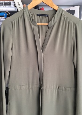 Kadın V Yaka Midi Tunik - Görsel 3