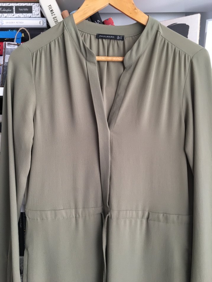 Kadın V Yaka Midi Tunik - Görsel 3